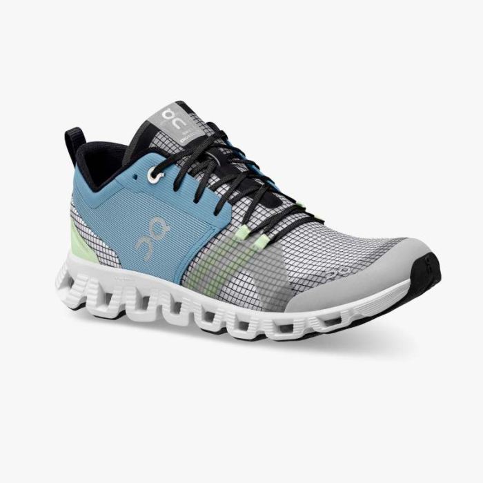 On Cloud Shoes Canada Women's Cloud X Shift-Niagara | White - Click Image to Close