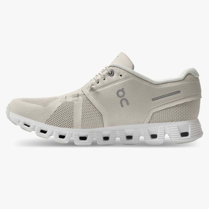 On Cloud Shoes Canada Women's Cloud 5-Pearl | White - Click Image to Close