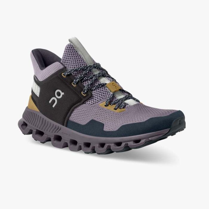 On Cloud Shoes Canada Women's Cloud Hi Edge-Pebble | Lilac