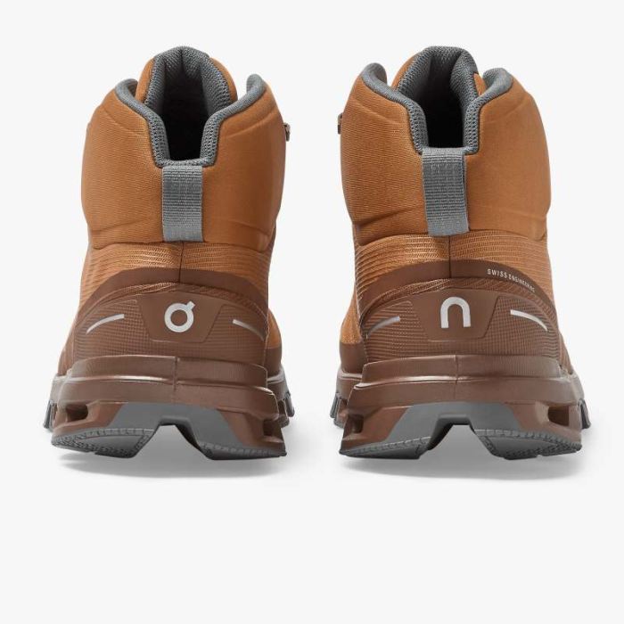 On Cloud Shoes Canada Women's Cloudrock Waterproof-Pecan | Rock