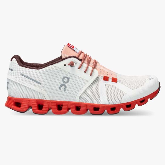 On Cloud Shoes Canada Women's Cloud Swiss Olympic-Red | White