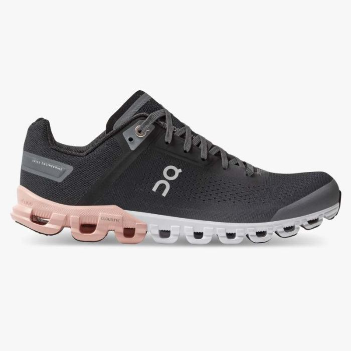 On Cloud Shoes Canada Women's Cloudflow-Rock | Rose - Click Image to Close