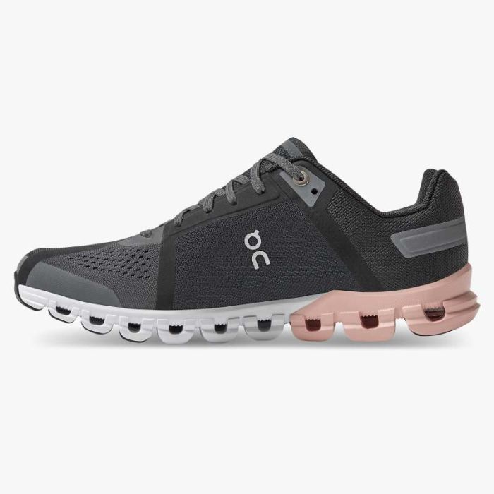 On Cloud Shoes Canada Women's Cloudflow-Rock | Rose - Click Image to Close