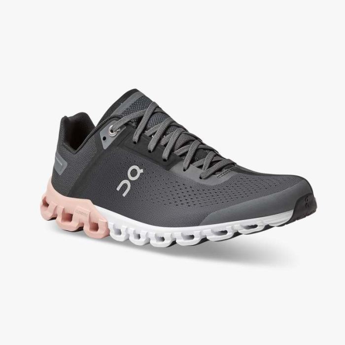 On Cloud Shoes Canada Women's Cloudflow-Rock | Rose