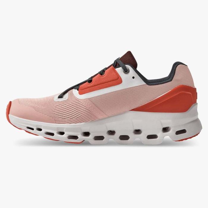On Cloud Shoes Canada Women's Cloudstratus-Rose | Red