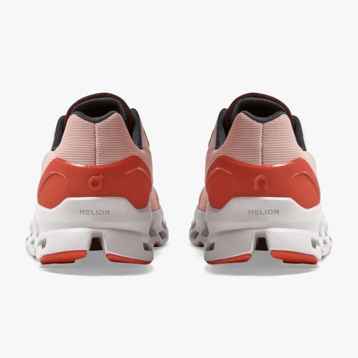 On Cloud Shoes Canada Men's Cloudstratus-Rose | Red - Click Image to Close