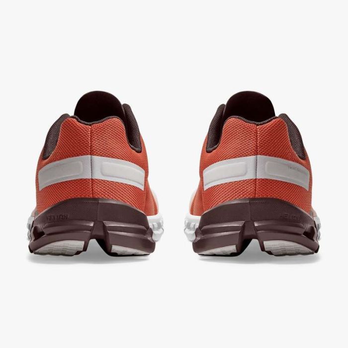 On Cloud Shoes Canada Men's Cloudflow-Rust | White - Click Image to Close
