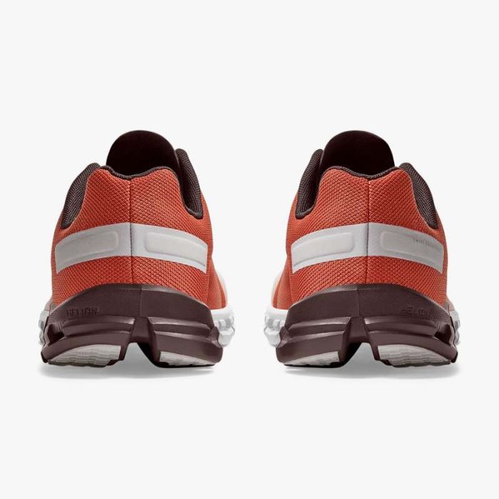 On Cloud Shoes Canada Men's Cloudflow-Rust | White