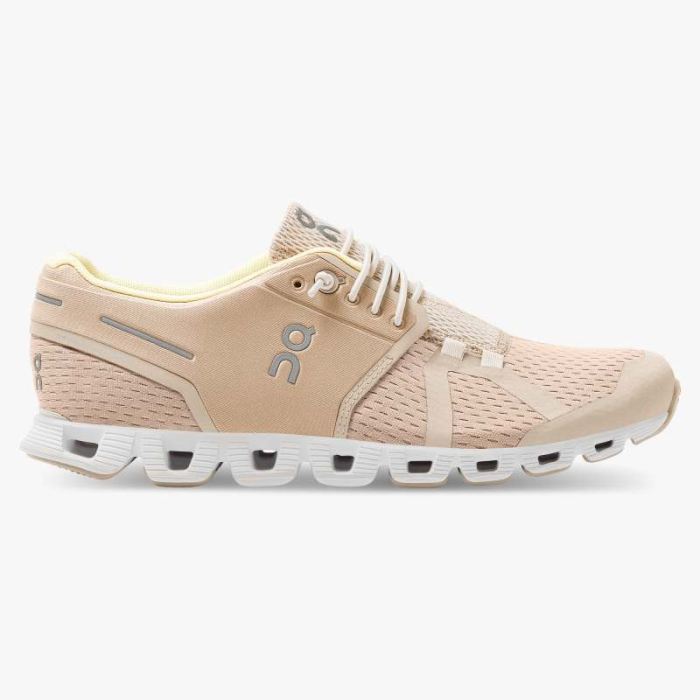 On Cloud Shoes Canada Women's Cloud-Sand | Pearl - Click Image to Close