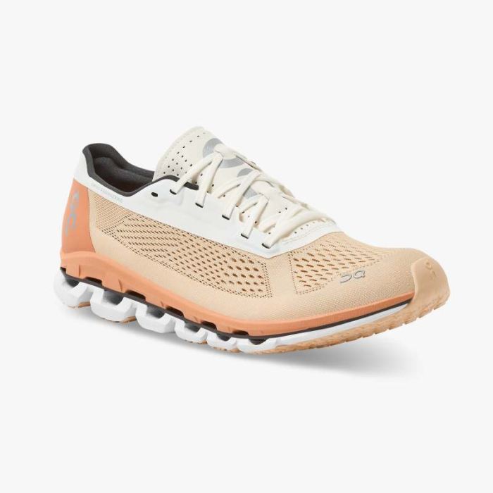 On Cloud Shoes Canada Women's Cloudboom-Savannah | White - Click Image to Close