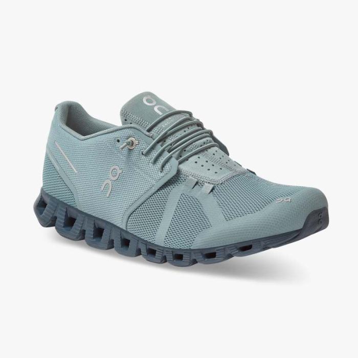 On Cloud Shoes Canada Men's Cloud Monochrome-Sea - Click Image to Close