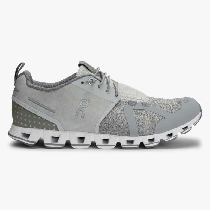 On Cloud Shoes Canada Women's Cloud Terry-Silver - Click Image to Close