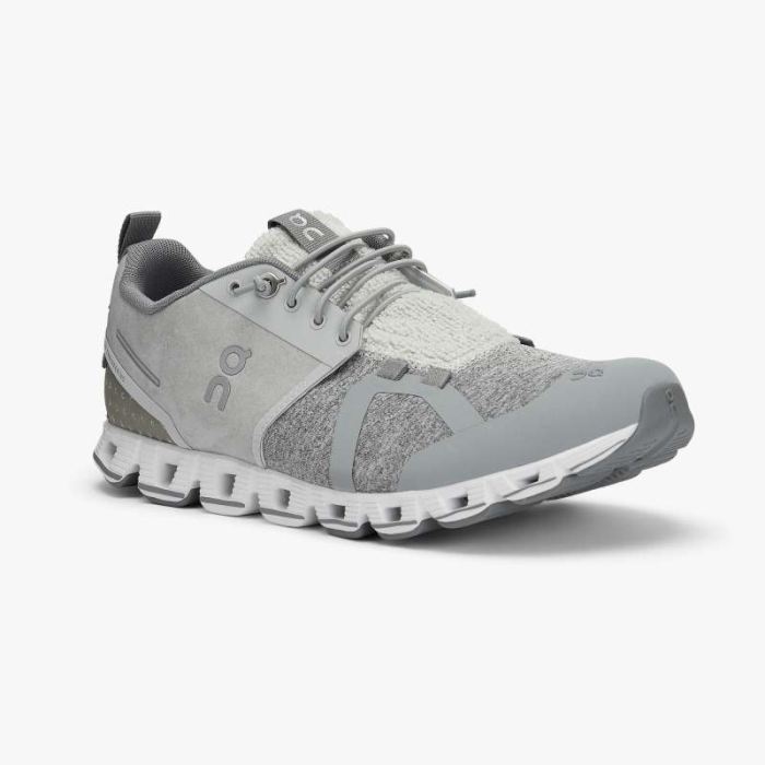 On Cloud Shoes Canada Women's Cloud Terry-Silver - Click Image to Close