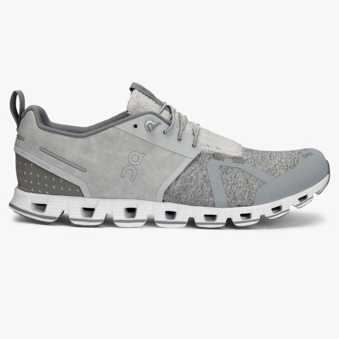 On Cloud Shoes Canada Men's Cloud Terry-Silver - Click Image to Close