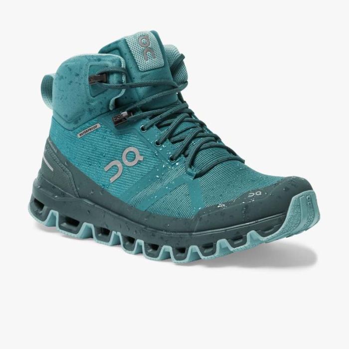 On Cloud Shoes Canada Women's Cloudrock Waterproof-Storm | Wash - Click Image to Close