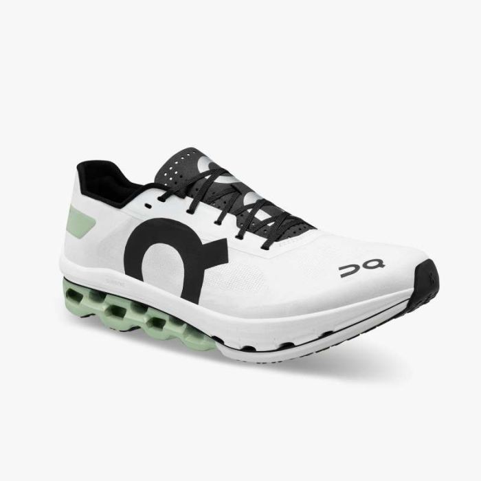 On Cloud Shoes Canada Men's Cloudboom Echo-White | Black - Click Image to Close