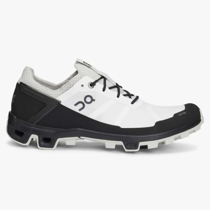 On Cloud Shoes Canada Men's Cloudventure Peak-White | Black