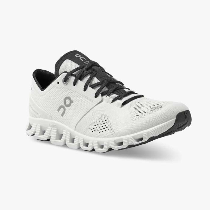 On Cloud Shoes Canada Men's Cloud X-White | Black - Click Image to Close