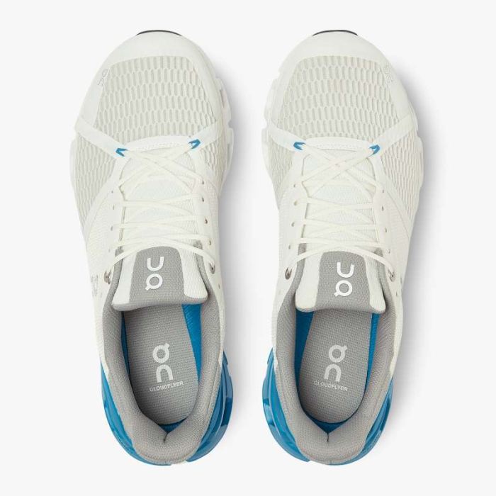 On Cloud Shoes Canada Men's Cloudflyer-White | Blue