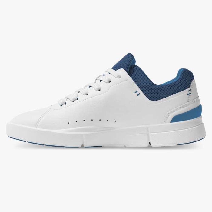 On Cloud Shoes Canada Men's THE ROGER Advantage-White | Cobalt