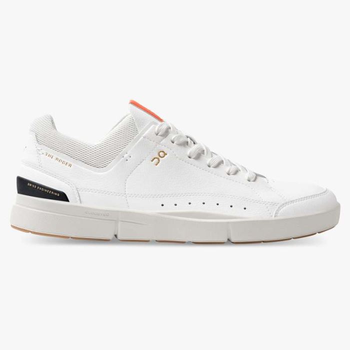 On Cloud Shoes Canada Men's THE ROGER Centre Court-White | Flame
