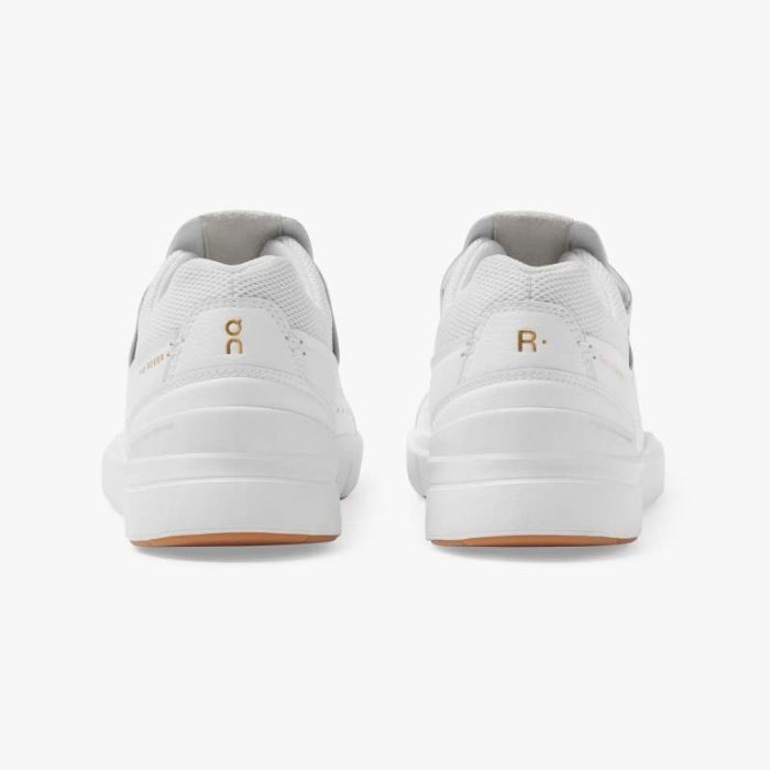 On Cloud Shoes Canada Women's THE ROGER Centre Court-White | Gum - Click Image to Close