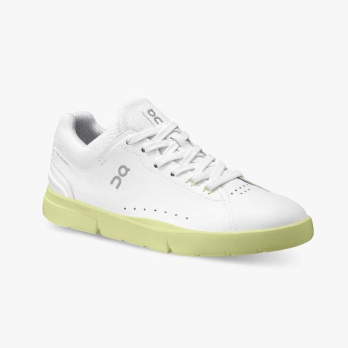 On Cloud Shoes Canada Women's THE ROGER Advantage-White | Hay - Click Image to Close