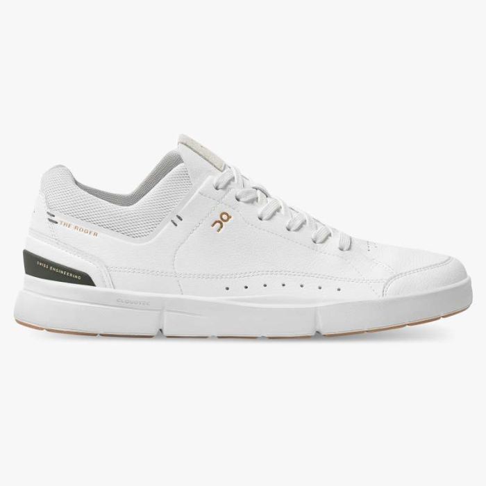 On Cloud Shoes Canada Men's THE ROGER Centre Court-White | Jungl - Click Image to Close