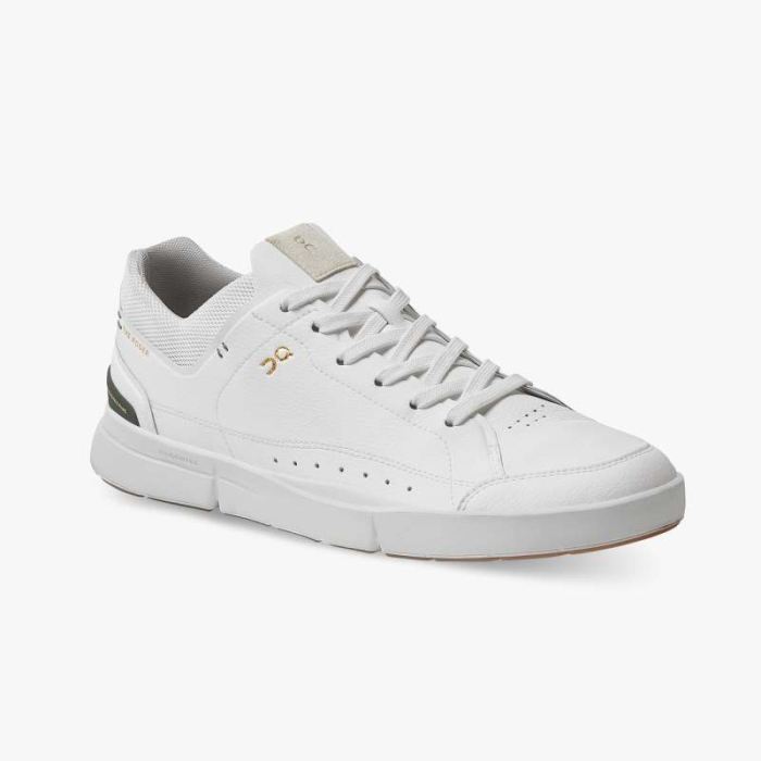 On Cloud Shoes Canada Men's THE ROGER Centre Court-White | Jungl