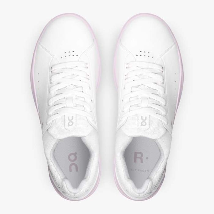 On Cloud Shoes Canada Women's THE ROGER Advantage-White | Lily - Click Image to Close