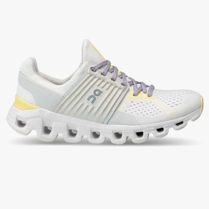 On Cloud Shoes Canada Women's Cloudswift-White | Limelight - Click Image to Close