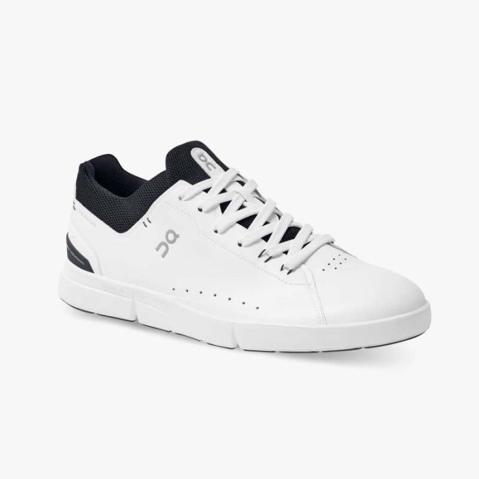 On Cloud Shoes Canada Women's THE ROGER Advantage-White | Midnig - Click Image to Close