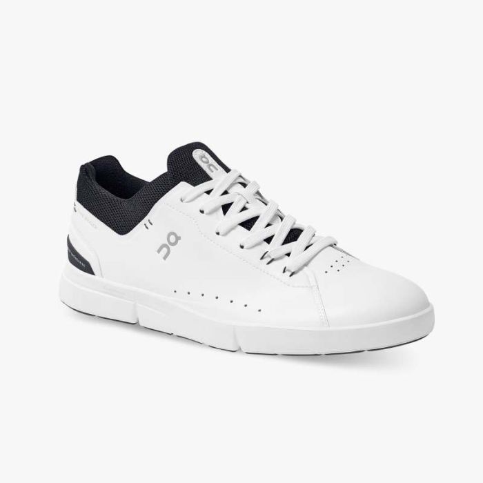 On Cloud Shoes Canada Men's THE ROGER Advantage-White | Midnight - Click Image to Close