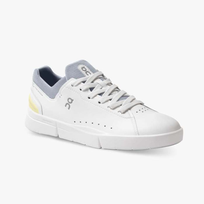 On Cloud Shoes Canada Women's THE ROGER Advantage-White | Nimbus - Click Image to Close
