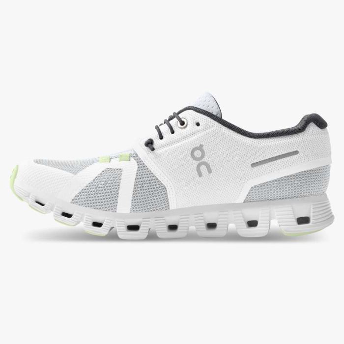 On Cloud Shoes Canada Women's Cloud 5 Push-White | Oasis - Click Image to Close