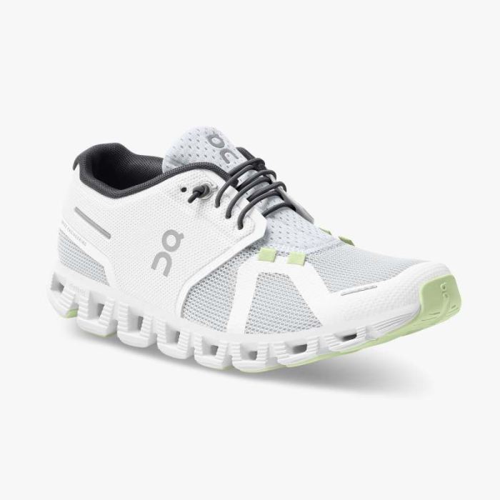 On Cloud Shoes Canada Women's Cloud 5 Push-White | Oasis - Click Image to Close