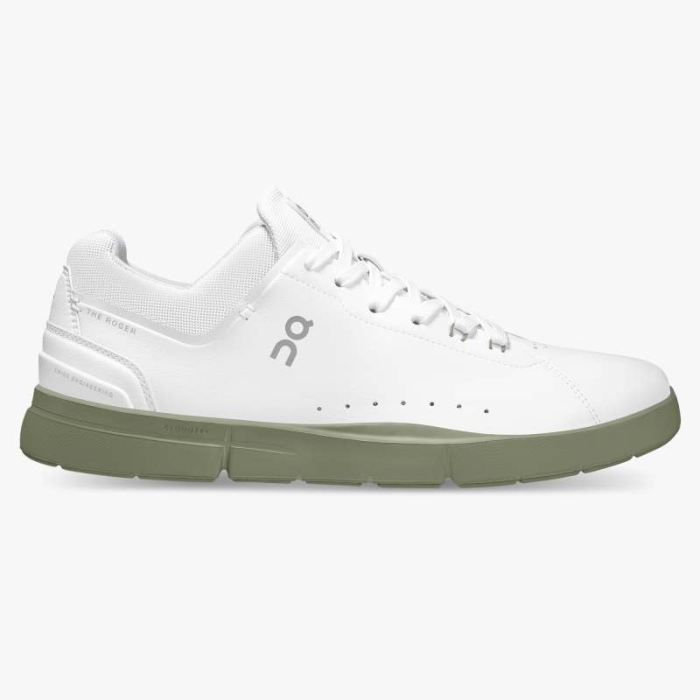 On Cloud Shoes Canada Men's THE ROGER Advantage-White | Reseda - Click Image to Close