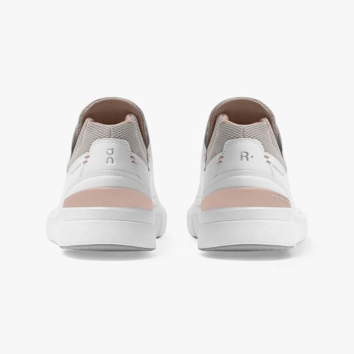 On Cloud Shoes Canada Women's THE ROGER Advantage-White | Rose - Click Image to Close