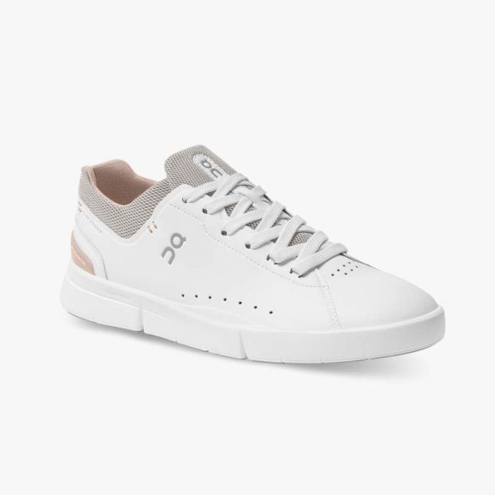 On Cloud Shoes Canada Women's THE ROGER Advantage-White | Rose