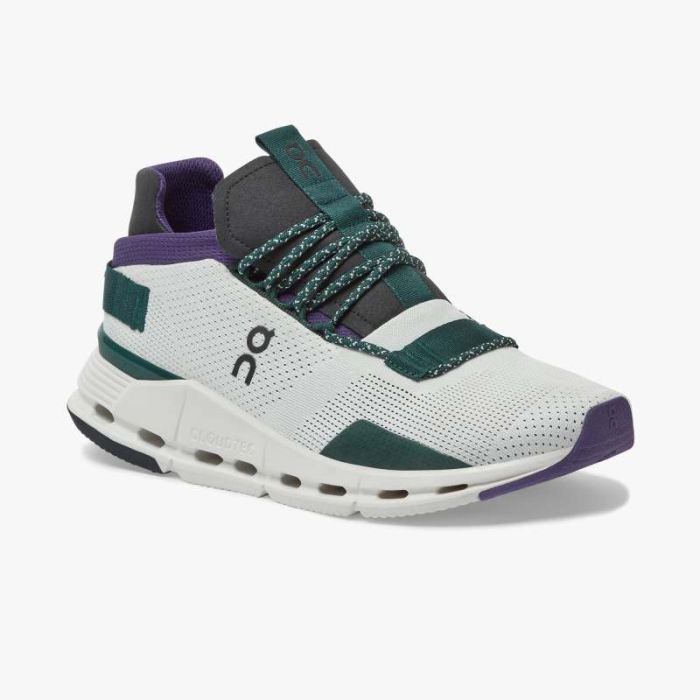 On Cloud Shoes Canada Women's Cloudnova-White | Violet